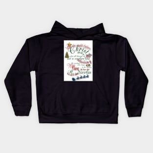 Twas the night before Christmas Kids Hoodie